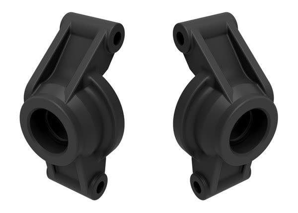 Traxxas Carriers, stub axle (black) (rear) (left &amp; right): Mini Maxx