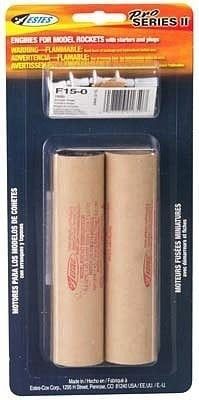 Estes F15-0 Model Rocket Engines (2) (BAG)
