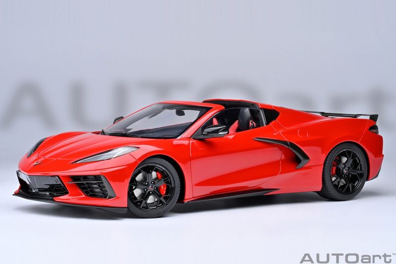 AutoArt 1/18 Chevrolet Corvette C8 Stingray Z51 Torch Red