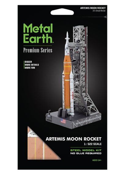 Metal Earth 3D Metal Puzzle MT Artemis Moon Rocket