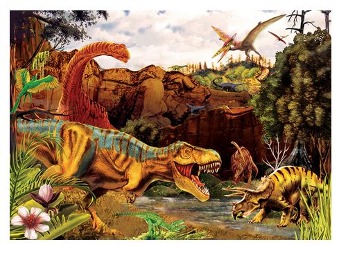 Cobble Hill Dino Story 35 piece Tray Puzzle