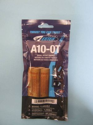 Estes Rockets Bagged A10-0T Model Rocket Engines 4pc