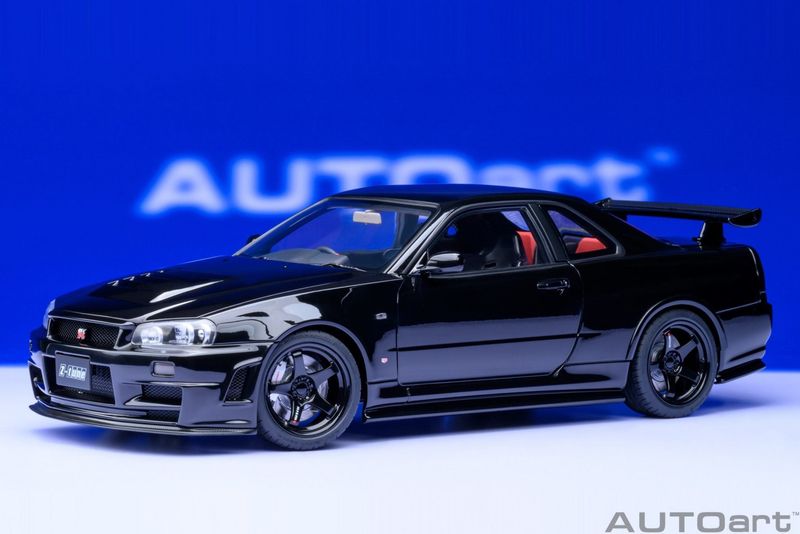 AutoArt Nissan Skyline GT-R (R34) Z-tune Black Pearl