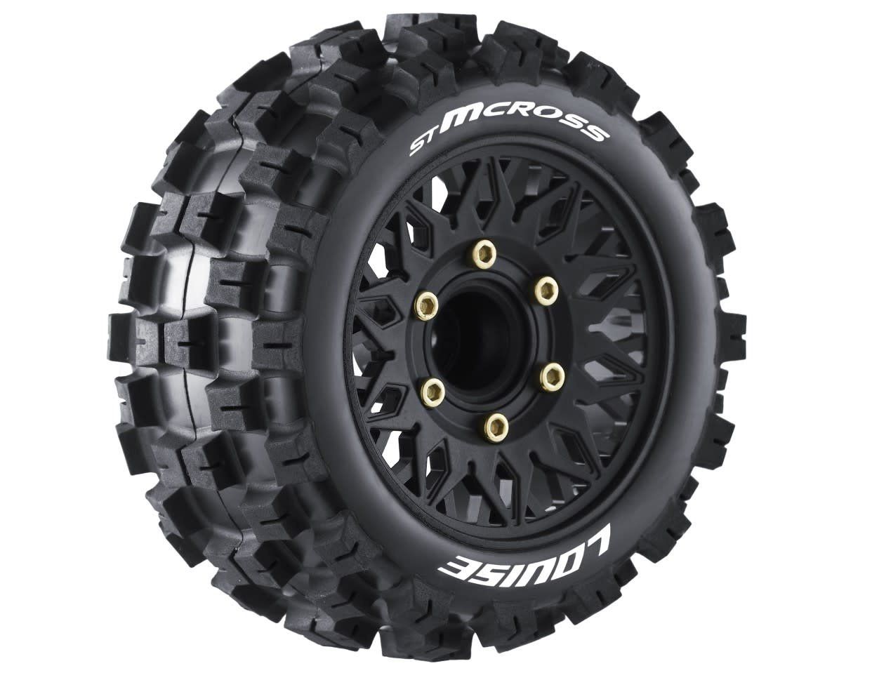 Louise ST-Mcross Soft 1/10 Stadium Truck, 0 &amp; 1/2" Offset, 12, 14, 17mm Removable Hex Wheels