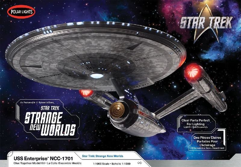 Polar Lights 1/1000 Star Trek Strange New Worlds Enterprise
