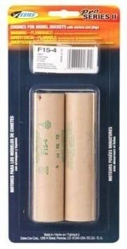 Estes Rockets Bagged F15-4 Model Rocket Engines 2pc