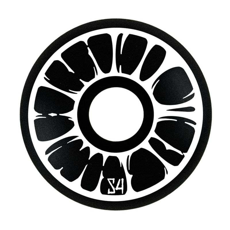 Retna Co. Black/White, 100A 54mm Radial Slim Wheels