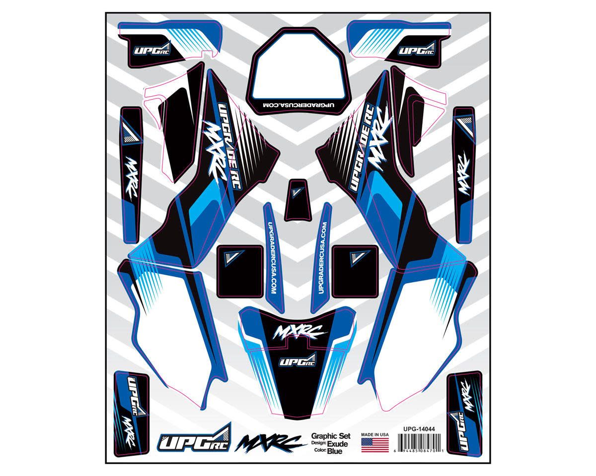 UpGrade RC Graphic Set for Losi PromotoMX (Exude) (Blue)