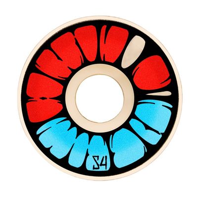 Retna Co Red/Blue 104A 54mm Conical Wheels