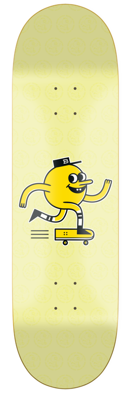 Blast Skates 8.75 Pastel Yellow Deck