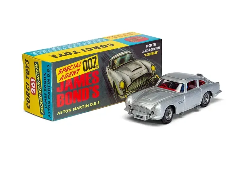 Corgi Toys James Bond Aston Martin DB5 (No. 261 Re-issue, Silver)
