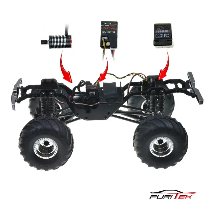 Furitek Monster Brushless Power System with TX/RX for TRX-4MT