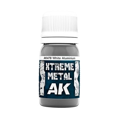 Ak Interactive Xtreme Metal White Aluminium 30ml