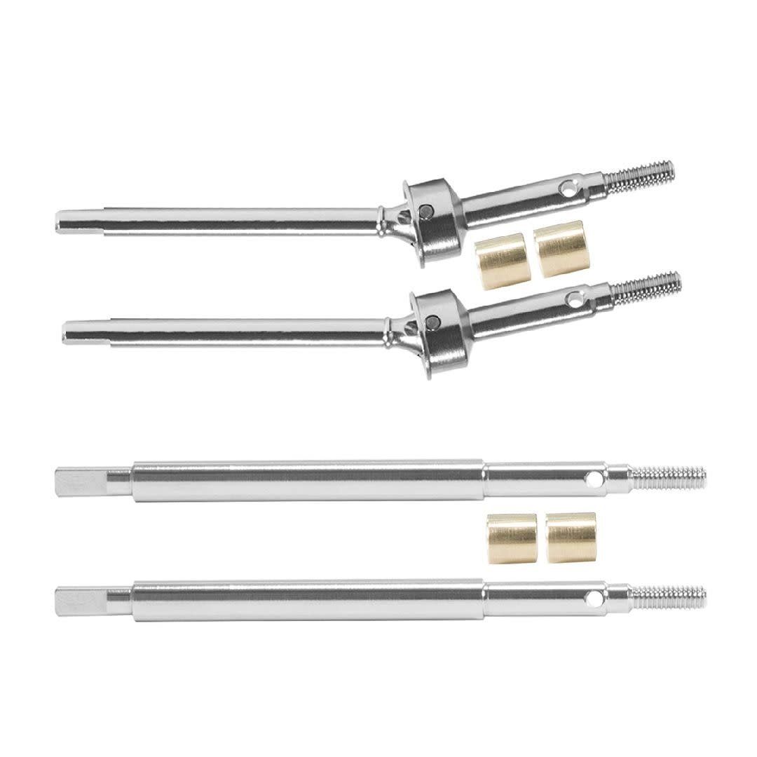 Hobby Details 1/18 TRX-4M Stainless Steel Front &amp; Rear CVD (4)