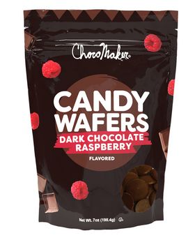Choco Maker Dark Chocolate Rasberry Candy Wafer 7oz