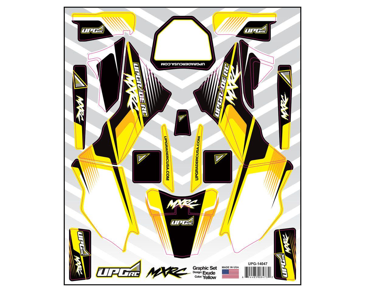 UpGrade RC Graphic Set for Losi PromotoMX (Exude) (Yellow)
