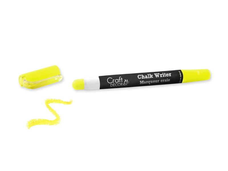 Craft Decor Chalk Writer Pen Neon Yellow