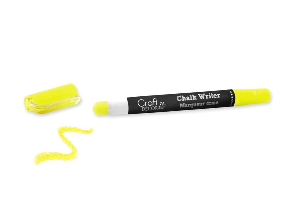 Craft Decor Chalk Writer Pen Neon Yellow