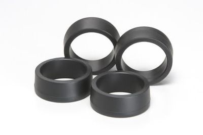 Tamiya JR Mini 4WD Low Profile Offset Tread Tires Black 4pc (Final Sale)