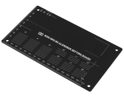 Tamiya JR Mini 4WD HG 190x112x2mm Aluminum Setting Board (Final Sale)