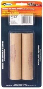 Estes Rockets Bagged F15-8 Model Rocket Engines 2pc