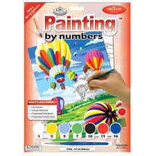 Royal &amp; Langnickel Paint by Number Kit Hot Air Balloons