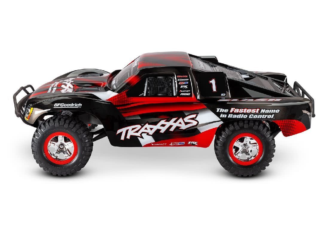 トラクサス Traxxas 1/10 スラッシュ　2WD ラジコンカー Traxxas Slash 1/10 2WD Short Course Truck Extreme HD - Red
