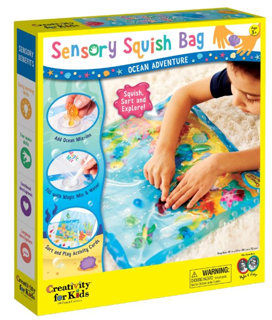Creativity for Kids Sensory Squish Bag Ocean Adventure