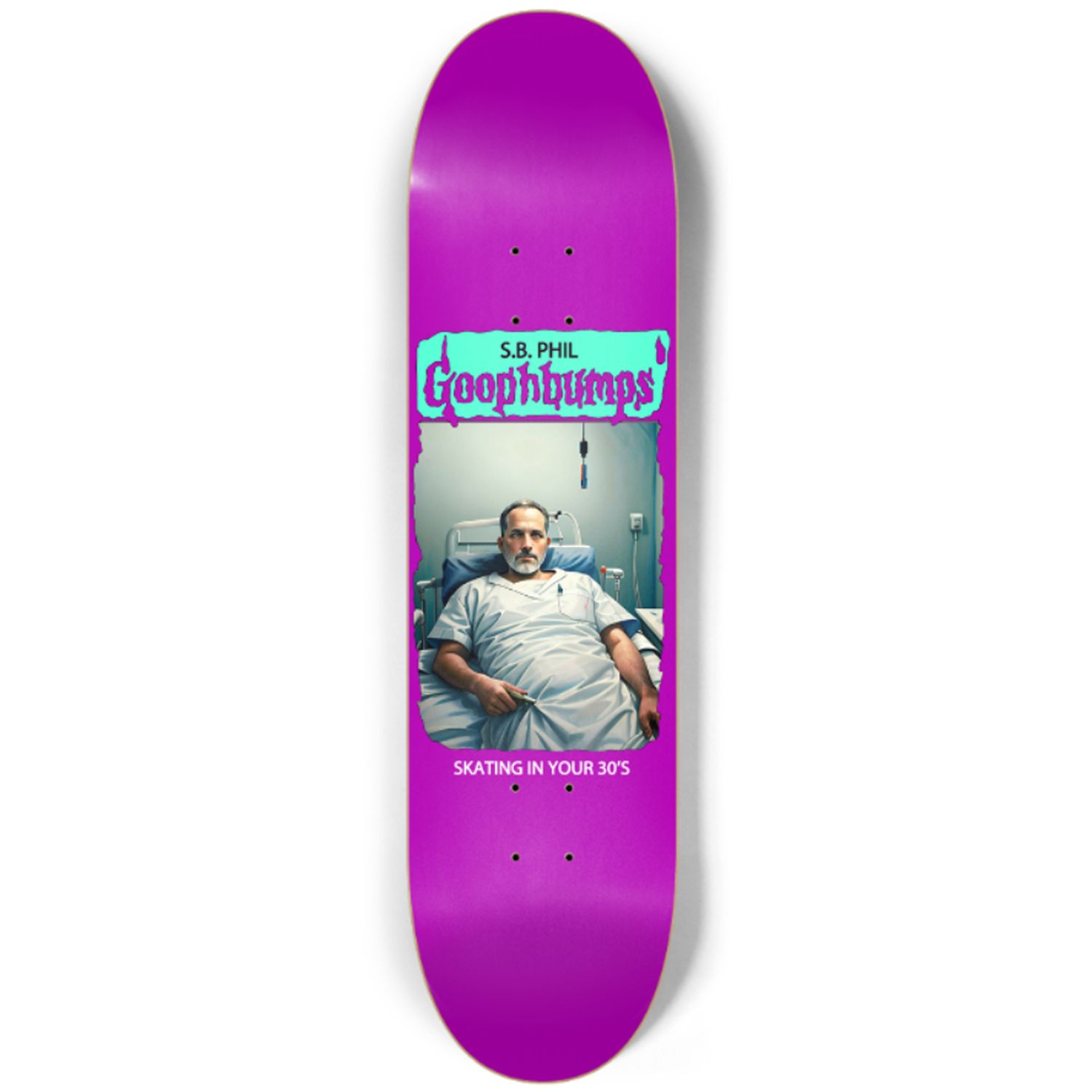 Philly's Goophbumps Skating In Your 30's 8.25 Deck