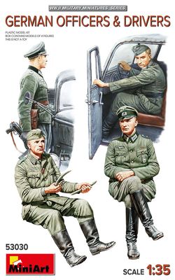 Miniart 1/35  German Officers &amp; Drivers