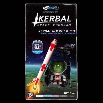 Estes Rockets Kerbal with Jebediah Kerbonaut Model Rocket Kit