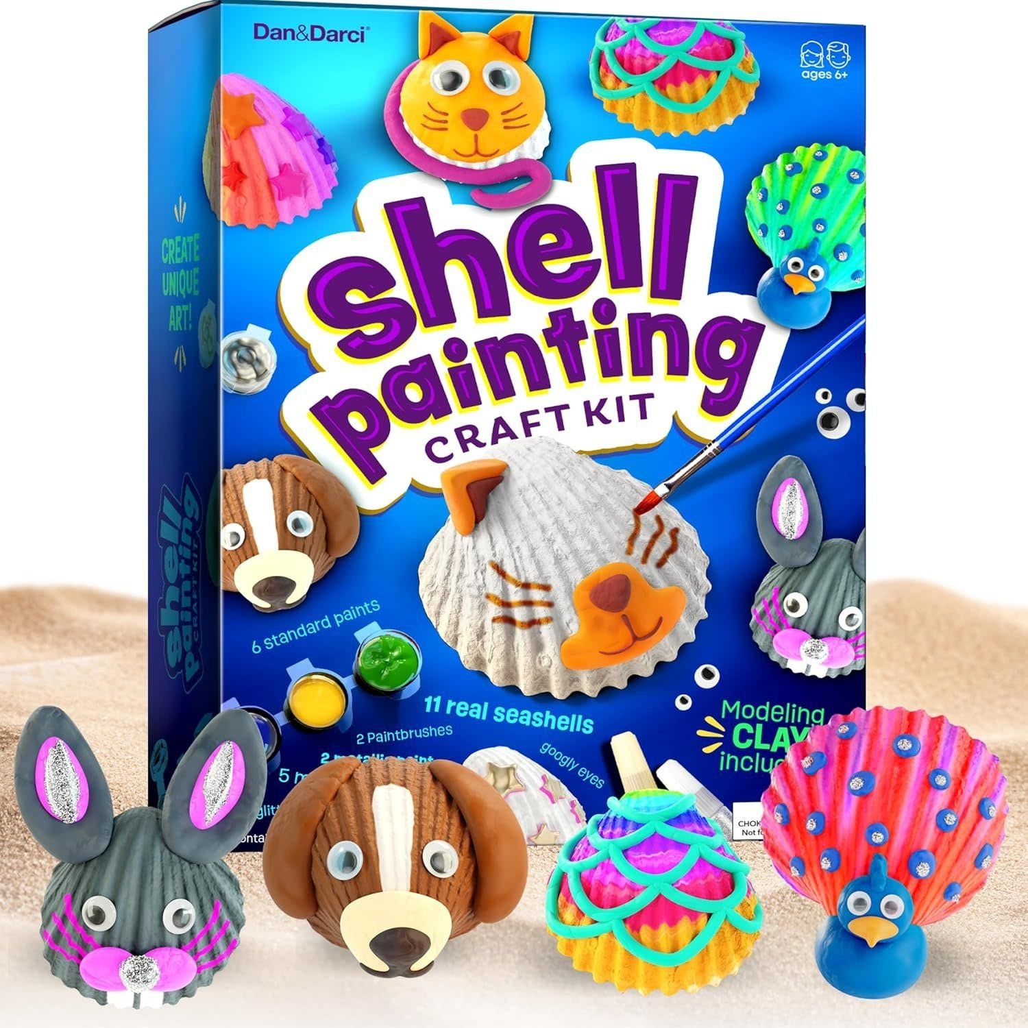 Dan&amp;Darci Sea Shell Painting Kit