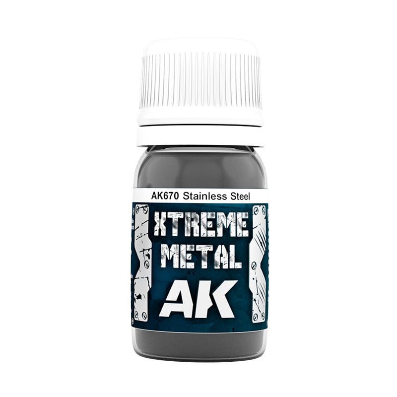 Ak Interactive Xtreme Metal Stainless Steel 30ml