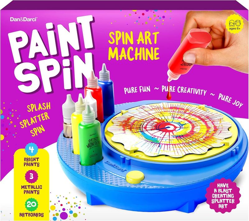 Dan&amp;Darci Paint Spin Art Machine Kit for Kids