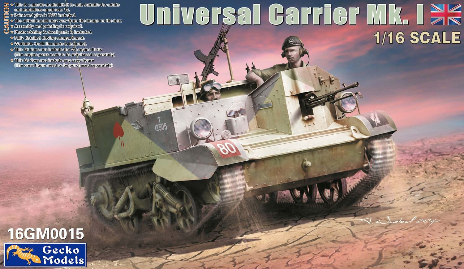 Gecko 1/16 Universal Carrier Mk.I