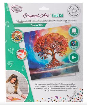 Craft Buddy Tree of Life Crystal Art Card Kit