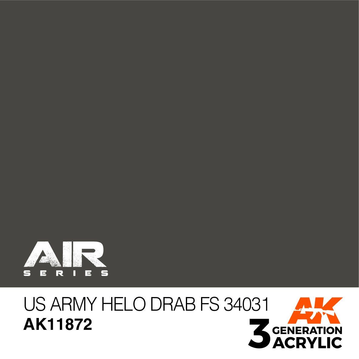 AK Interactive 3G Air US Army Helo Drab FS 34031 17ml