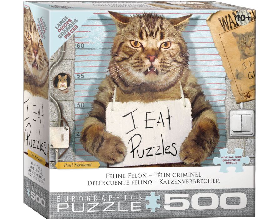 Eurographics Feline Felon 500 piece