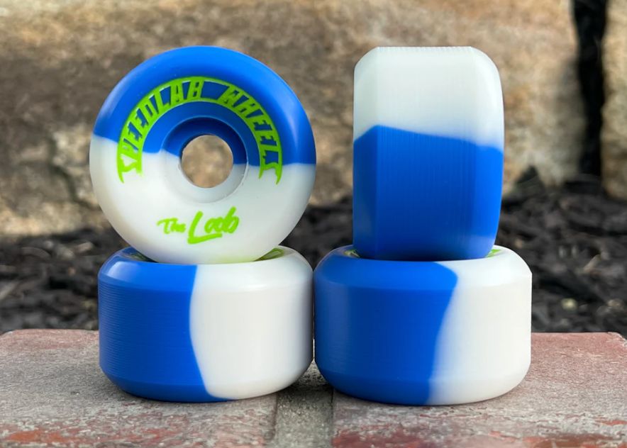 Speedlab The Lab Blue/White Split 56mm 99A Wheels