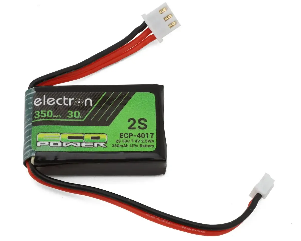 EcoPower &quot;Electron&quot; 2S 30C LiPo Battery w/PH2.0 Connector (7.4V/350mAh) (Losi Micro-B)