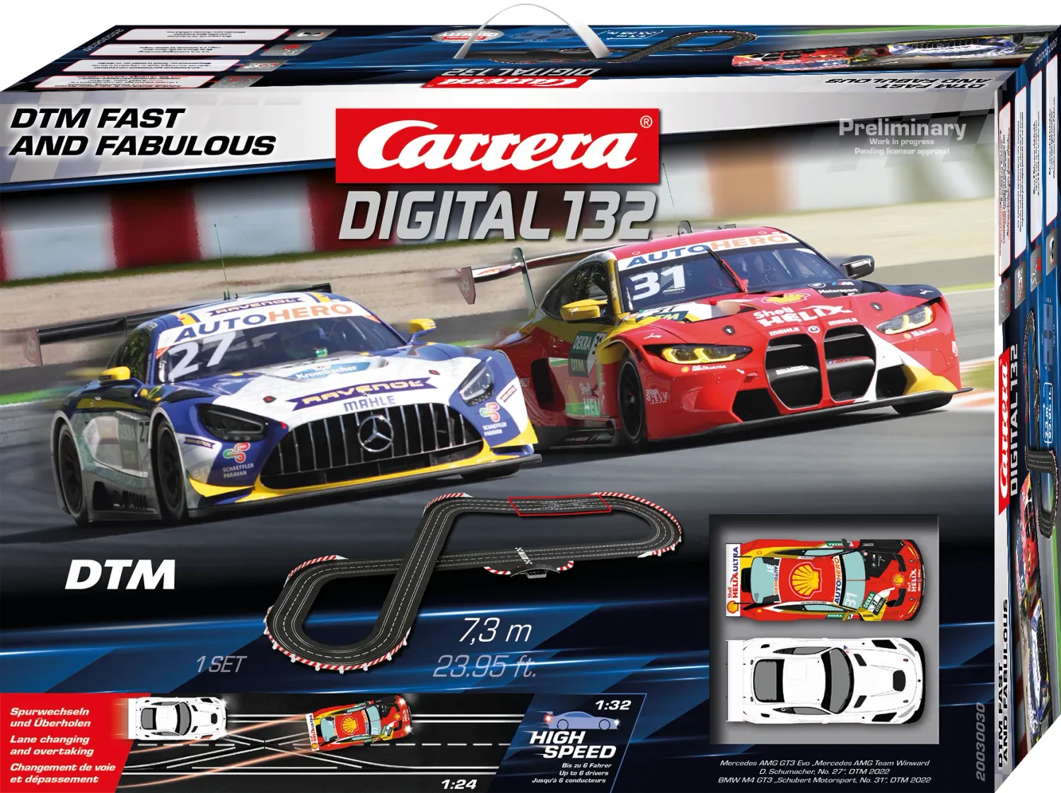 Carrera Digital Fast and Fabulous Slot Car and Track Set