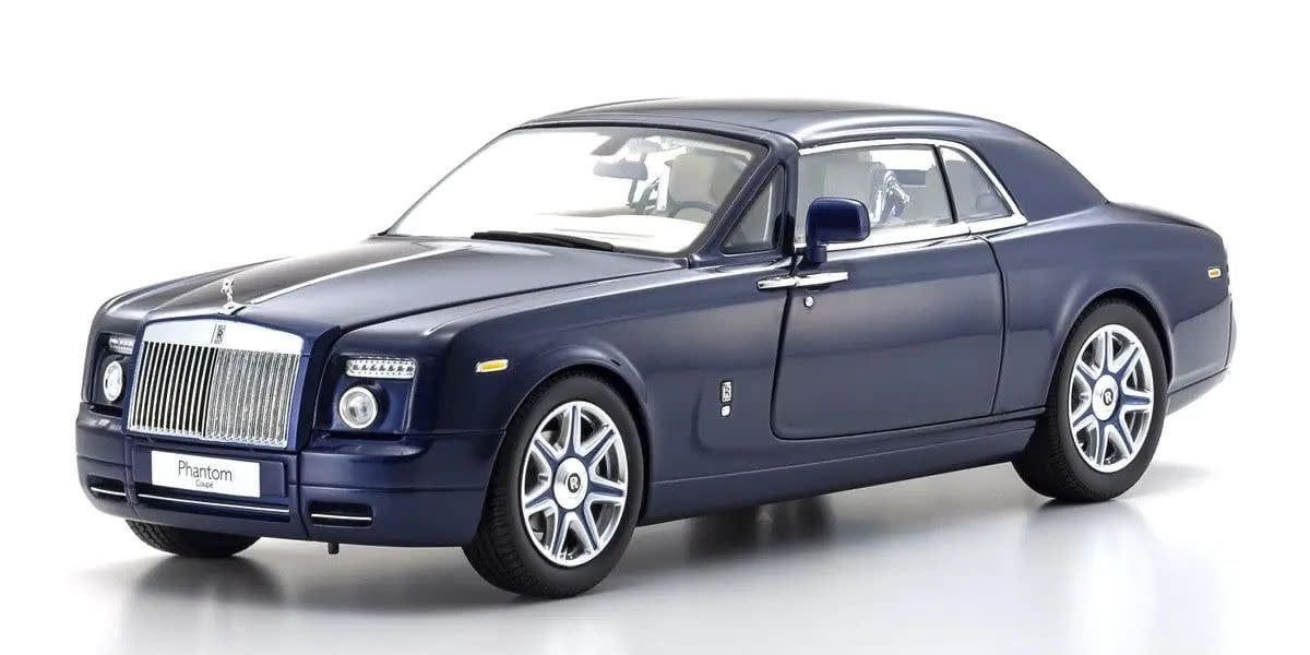 Kyosho 1/18 Rolls Royce Phantom Coupe Blue Metallic