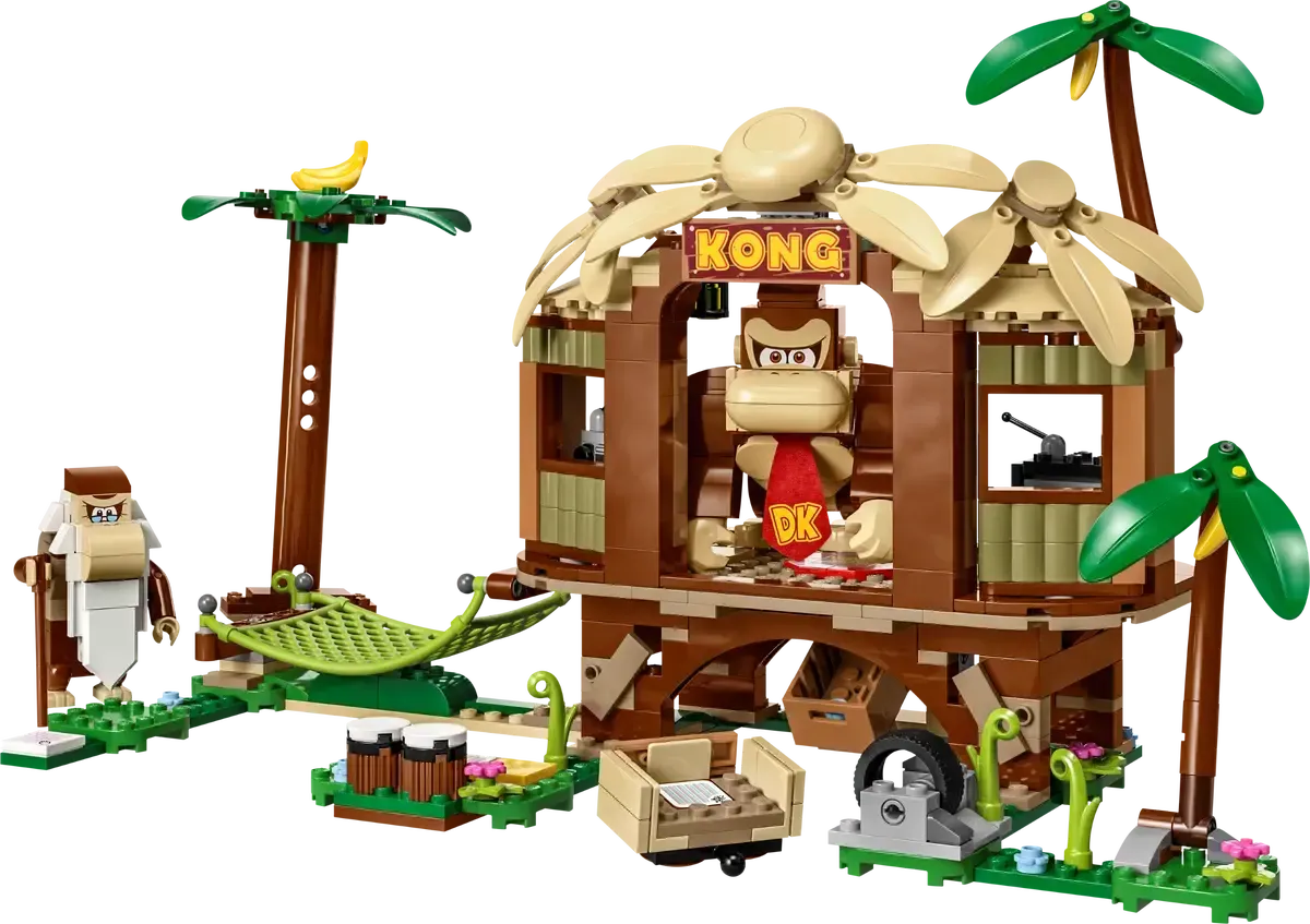 Lego Donkey Kong&#39;s Tree House Expansion Set