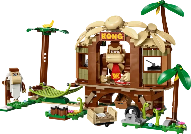 Lego Donkey Kong&#39;s Tree House Expansion Set