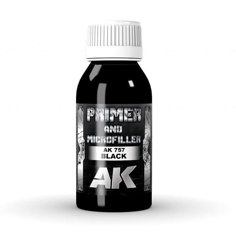 AK Interactive Black Primer and Microfiller 100ml
