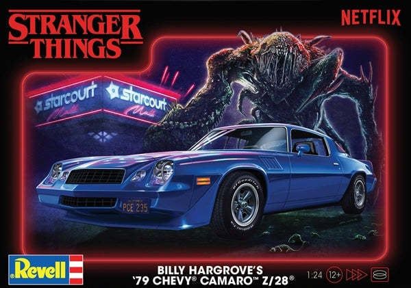 Revell 1/24 Stranger Things Billy Hargroves 1979 Camaro Z/28