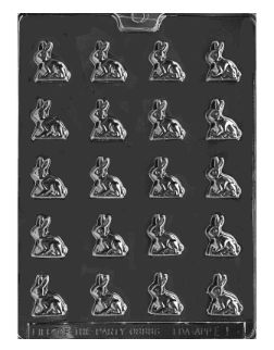 McCall's Bakers Chocolate Mold Bunny Sitting 1.25in
