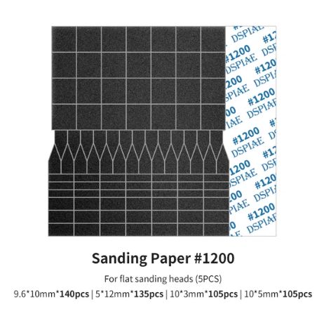 Dspiae  Sanding Paper for Flat Reciprocating Sanding Head#1200