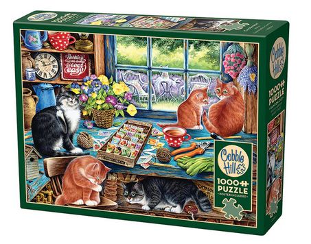 Cobble Hill Cats Retreat 1000 piece