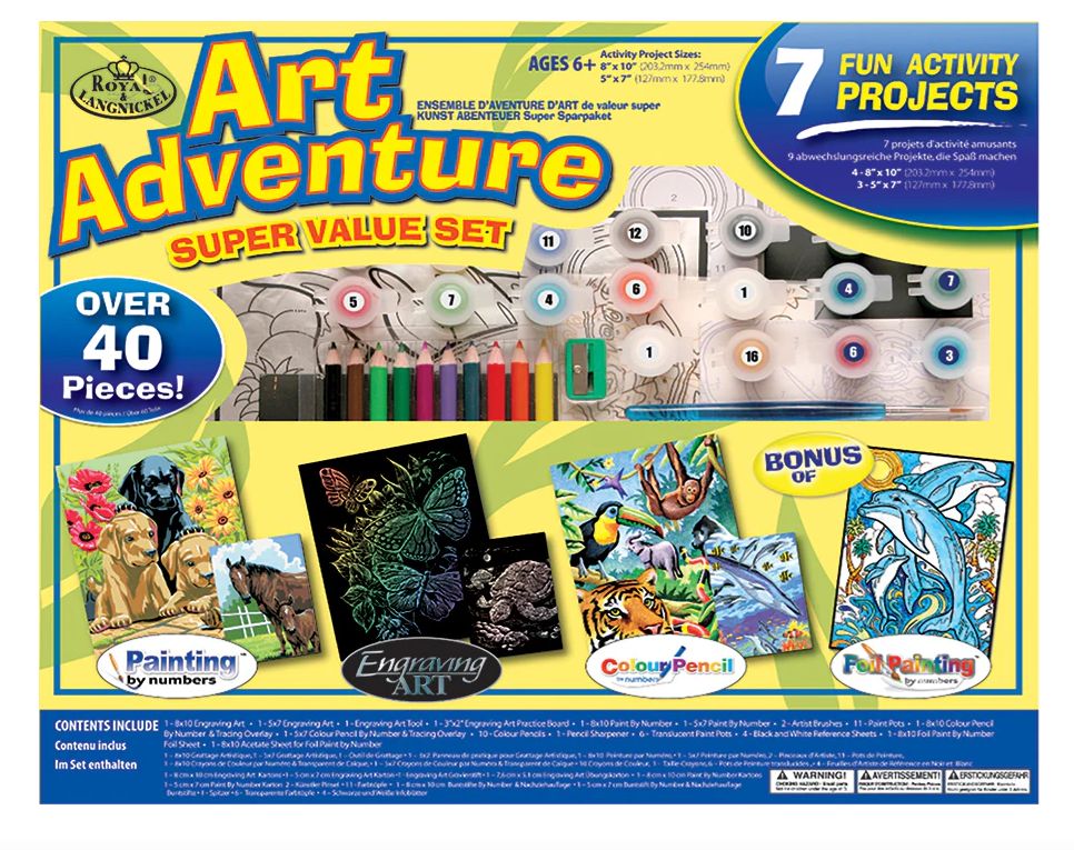 Royal &amp; Langnickel Art Adventure Super Value Set